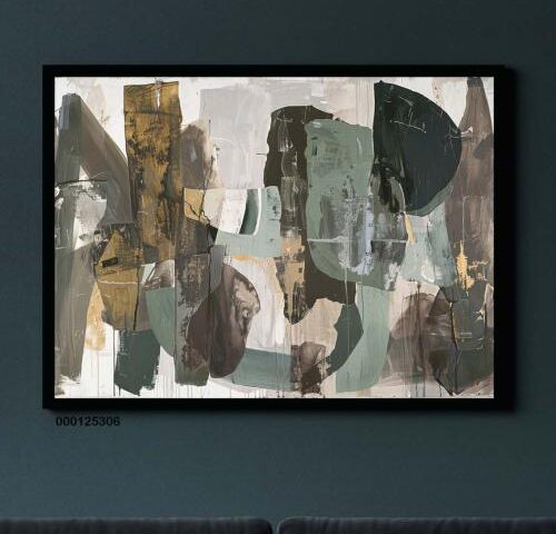 لوحة جدارية فنية تجريدي