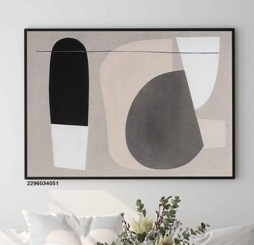 لوحة جدارية فنية تجريدي