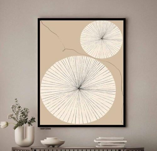 للوحة جدارية فنية مودرن ، قماش كانفس