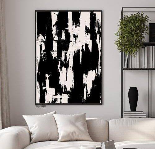 للوحة جدارية فنية مودرن ، قماش كانفس