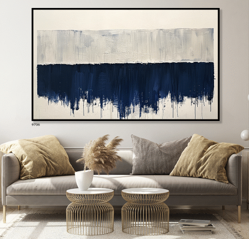 لوحة جدارية فنية مودرن ، قماش كانفس - بتلز