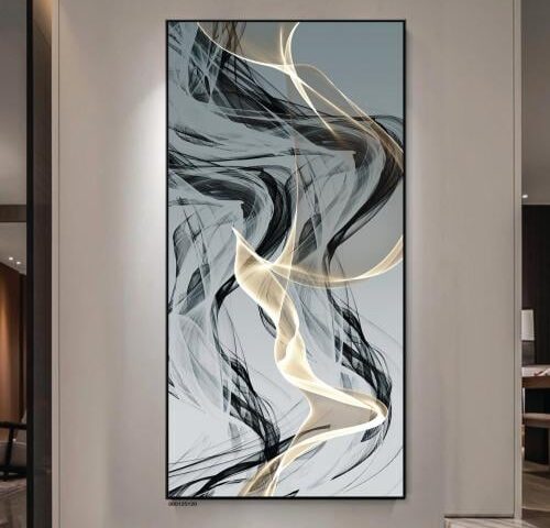 لوحة جدارية فنية مودرن ، قماش كانفس