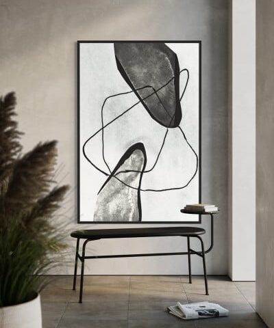 لوحة جدارية مودرن ورد