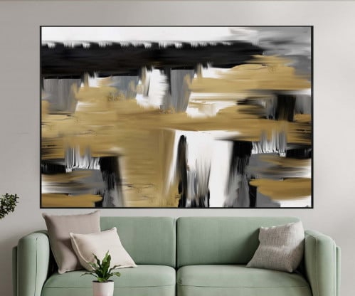 لوحة جدارية - فن تجريدي