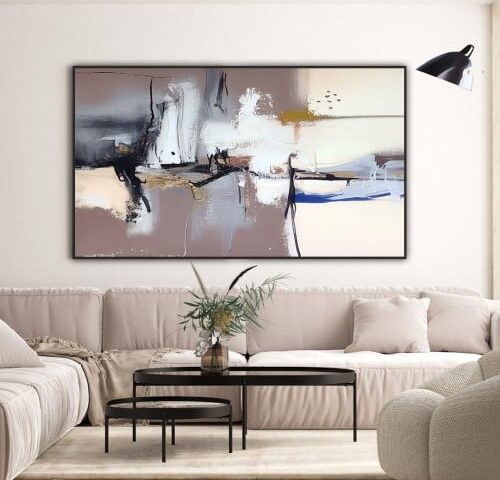 لوحة كانفس فن تجريدي