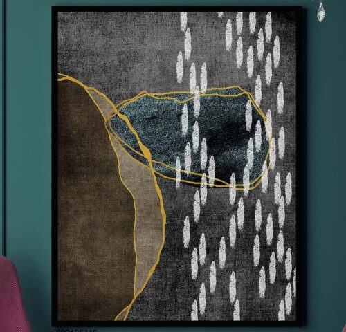 لوحة جدارية فنية مودرن ، قماش كانفس