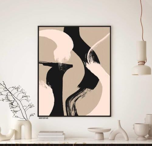 للوحة جدارية فنية مودرن ، قماش كانفس