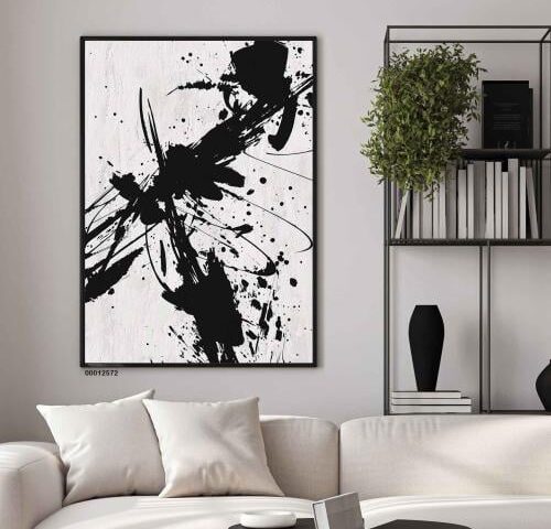 للوحة جدارية فنية مودرن ، قماش كانفس