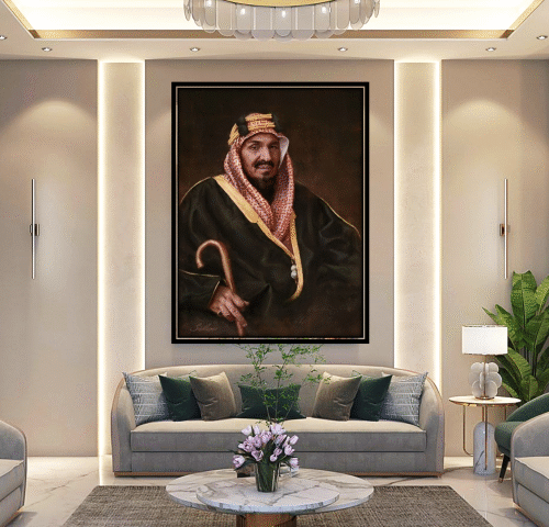 لوحه الملك عبدالعزيز