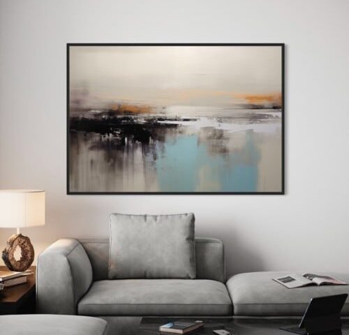 لوحة كانفس فن تجريدي