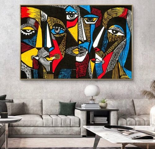 لوحه فنية فن تجريدي