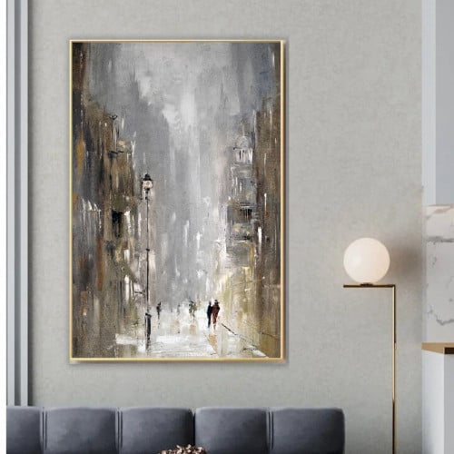 3AmZHHxZSqxf3ABg4Xu4j8mAp5usjXzg3F1iJjOT لوحة قماشية بتصميم مودرن مع برواز مجوف - الصورة 1