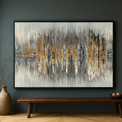 3ca4a242-fe16-4bdd-bfbb-bf0e32c93942-500x500-omwggC1hM4ykIrv5487Y484asp3ifHgErUmkiezr لوحة قماشية جدراية - بتصميم تجريدي مع برواز مجوف - الصورة 1