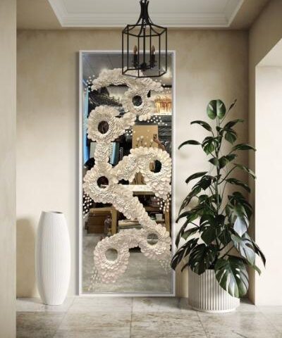 مرايا كلاسيك بتصميم الجبسيات المبتكرة