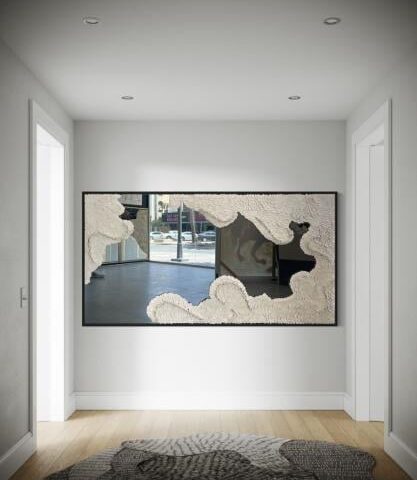 مرايا كلاسيك بتصميم الجبسيات المبتكرة