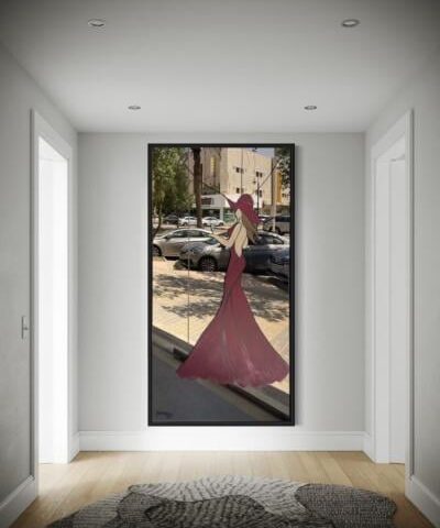 رسم على مرايا كلاسيك