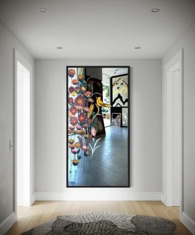 رسم على مرايا كلاسيك