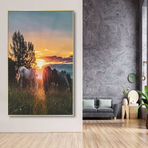 AXARndPiXF2NZXQN93rCkUWHRgiTRx6PuoAh6eKJ لوحة قماشية بتصميم مودرن مع برواز مجوف - الصورة 1