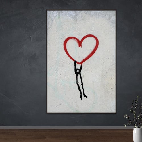 Aasd8ioe8CkAkWR0krM4XwUHlwMBKxR5rXvjJziG لوحة قماشية بتصميم مودرن مع برواز مجوف - الصورة 1