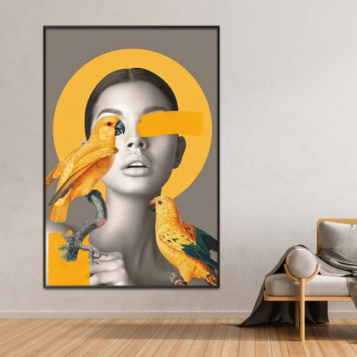 As425qfSV8SDMGZ8PVbSwEYdvoN4IsVhQ2t3eSCV لوحة قماشية بتصميم مودرن مع برواز مجوف - الصورة 1