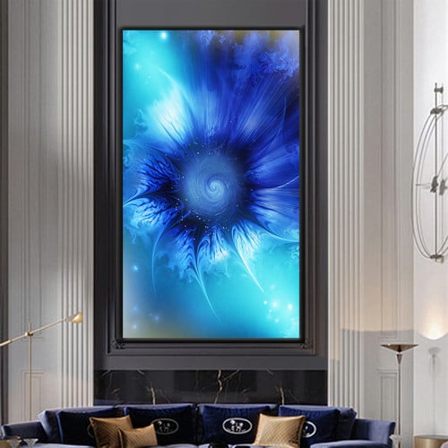 Ht7JS1SeklcJNYSlXbOQv5PM7o0r0TPocIO1WTLN لوحة قماشية بتصميم مودرن مع برواز مجوف - الصورة 1