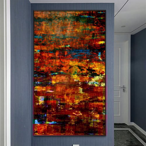 K08ReCyDUJrGogsm0L4k36Ov8jMLuS9K3qgRdlTE لوحة قماشية بتصميم مودرن مع برواز مجوف - الصورة 1