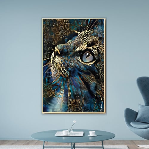 WoOet922oS3s5RFGUE1fborKDCUfEWkvgKUfod6G لوحة قماشية بتصميم مودرن مع برواز مجوف - الصورة 1