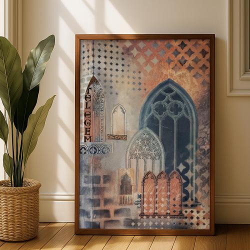 edd0eda1-60a0-42e8-82c4-9e9594eb28d2-500x500-F5g3bVDyFe5Qv6kCqlVAyNmUiiEoFzb1UXrxp0qS لوحة قماشية فاخرة بتصميم إسلامي مع برواز مجوف - الصورة 1