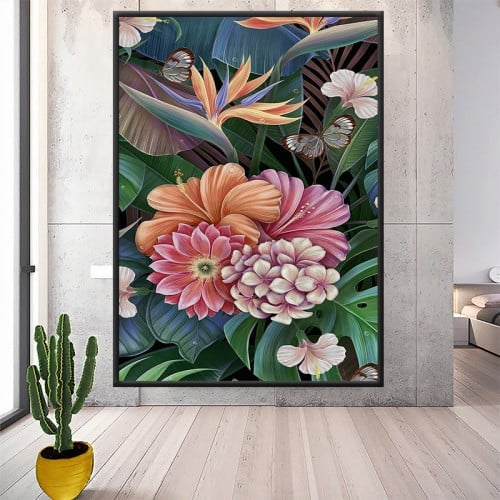 fgpThQhaFDNUmodX9OvyUGu98f1HLHLfCFeLKsnp لوحة قماشية بتصميم مودرن مع برواز مجوف - الصورة 1