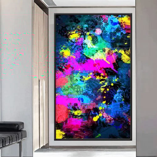 pJ07UgKDPHos5uXgMbgGfuwMsgiuHreHp6x04adh لوحة قماشية بتصميم مودرن مع برواز مجوف - الصورة 1