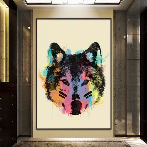 rvTWrtzEY26mvwwszOIyOUrGSEoxK46kBkNJWtHK لوحة قماشية بتصميم مودرن مع برواز مجوف - الصورة 1