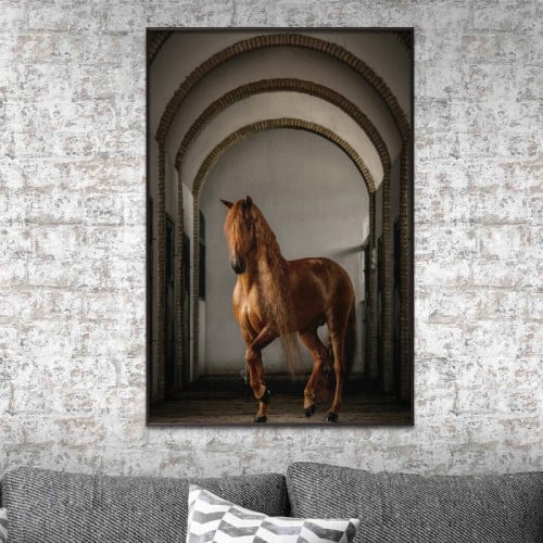 sDlXxice2BRUeiDd55RljKJ9b5vgMzAy4bXWH588 لوحة قماشية بتصميم مودرن مع برواز مجوف - الصورة 1