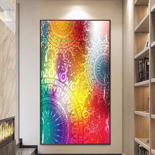 yPyWyBUeArhyUmGI5fttuBehAIp5d162dJxmFylG لوحة قماشية بتصميم مودرن مع برواز مجوف - الصورة 1