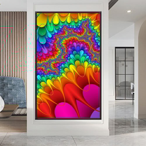 z7tTTD2caBGc5mwmX6tAfedhA805Tg9pEJMoo09m لوحة قماشية بتصميم مودرن مع برواز مجوف - الصورة 1